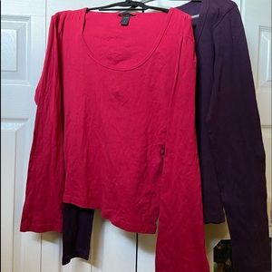 NWOT Moda International Tops, Purple&Red, Size XL